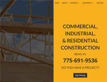 Tablet Screenshot of gwpacificbuilders.com